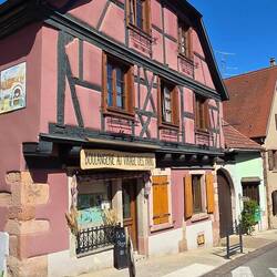 The boulangerie has excellent selection of tasty bread and patisseries