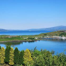 Isle of Mull in the background -- heading there tomorrow.