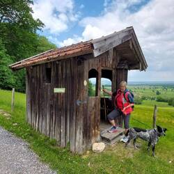 Schöne Hütte an Leibl Weg....