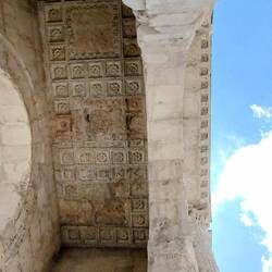 The Roman Arco dei Gavi. Gavi was a Roman who went down the pub, I think.