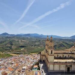 Olvera, Aussicht von der Burgruine