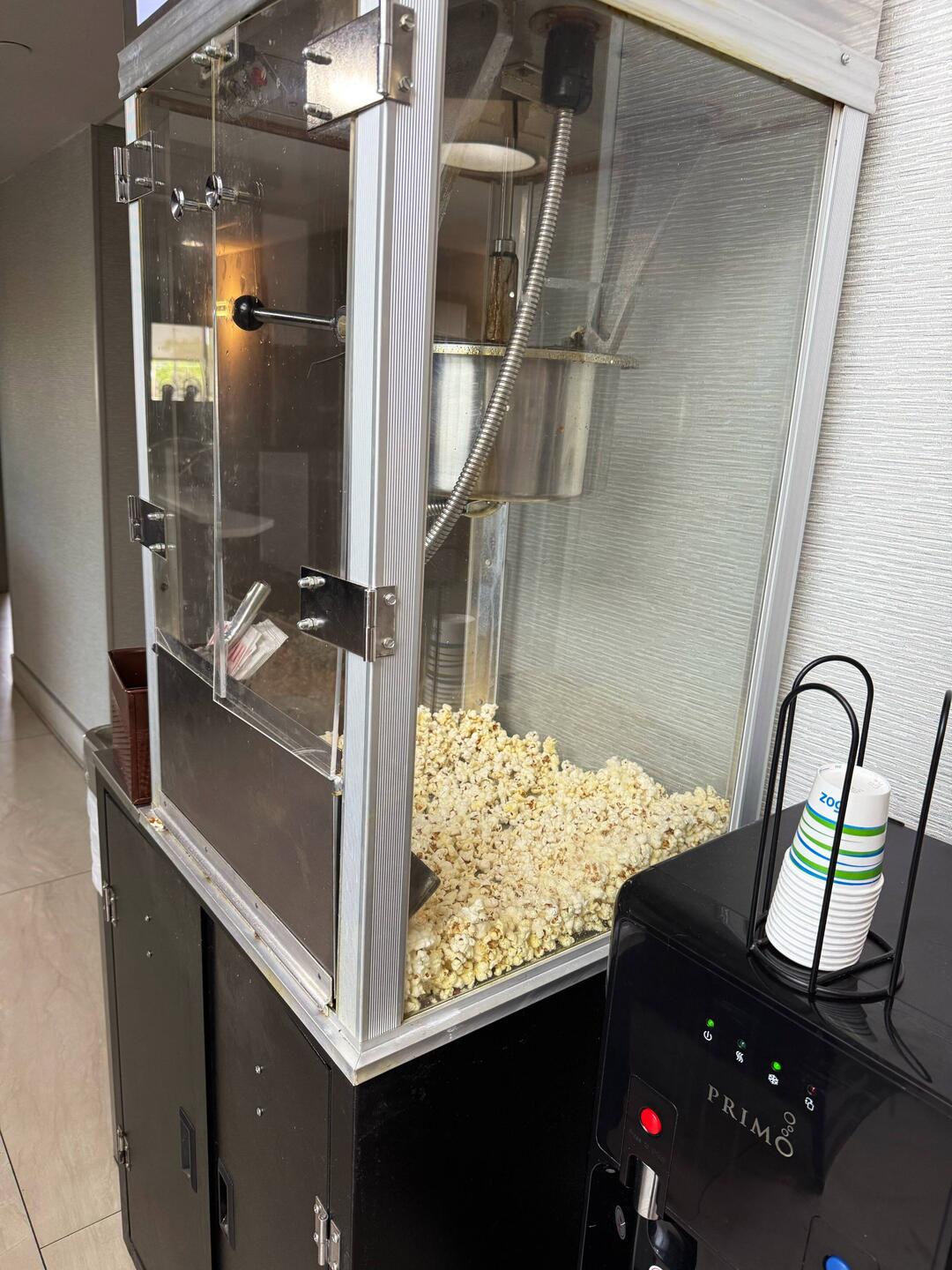 Etwas dekadent zum Frühstück Popcorn