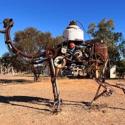 Marree - sculptures in memorial park