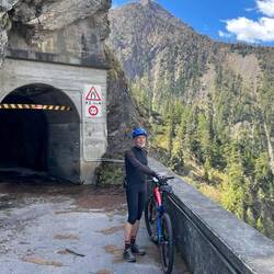 Einer der vielen Tunnels