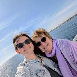 Selfie time on the ferry Puttgarden to Rødby