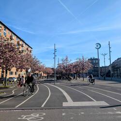 But pedestrians are still welcome, aren't they?