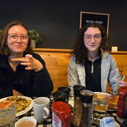 We ate breakfast at the delicous restaurant called Claudine's Eatery