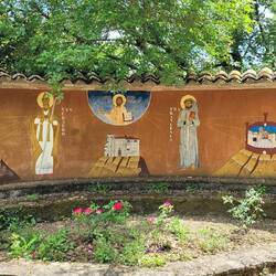 am Eingang der Eremo