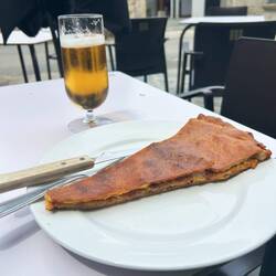 2nd tuna empanada of the day. This one in a pie form