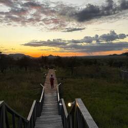 Der wichtigste Mann kommt mir entgegen: der Koch!