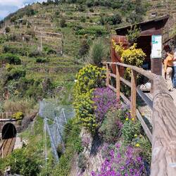 Zollhäuschen für den Cinque Terre Wanderweg