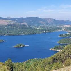 View of Derwentwater from the top of Walla Crag