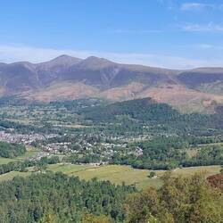 View of Keswick going up to Walla Crag