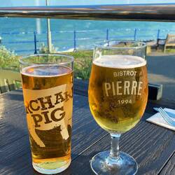 ..... und erstes Bier / erster Cider