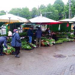 Buntes treiben auf dem Markt
