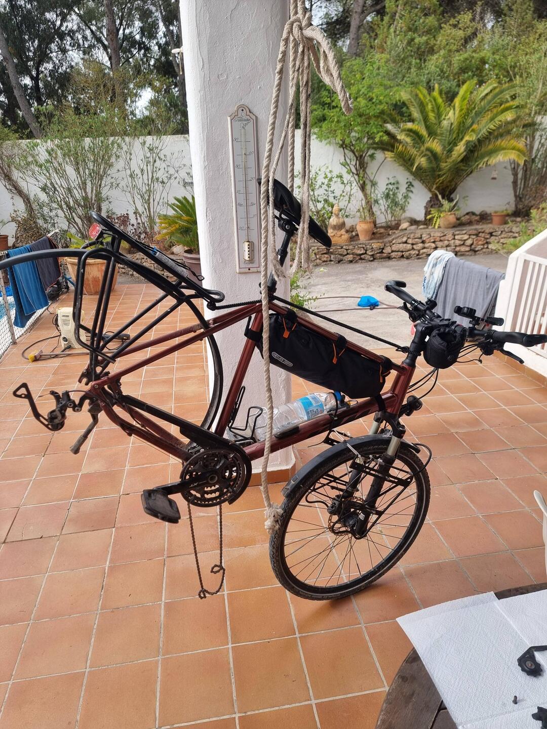 Meine Werkstatt, leider nur teilweise erfolgreich.