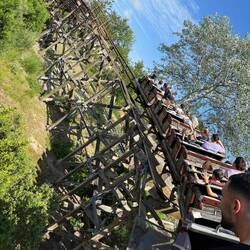 Auch die kleineren Achterbahnen wurden alle mitgenommen