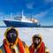 On the fast ice — Vahsel Bay, Antarctica.