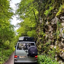 Wie gut, wenn hier kein Gegenverkehr kommt…