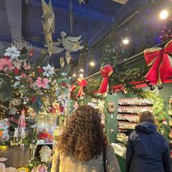 Erin requested that we go to the Christmas store!