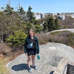 Erin is not impressed with the hike