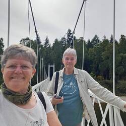 Altijd leuk zo'n brug!