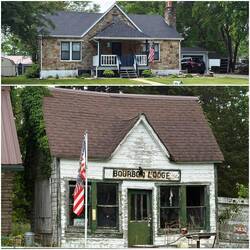 genauso wie schöne, individuelle Häuser zu total heruntergekommene, nicht mehr bewohnbaren Häuser