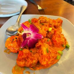 Fried cauliflower not spicy