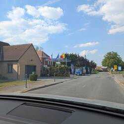 Entering Belgium