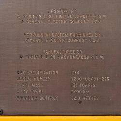 Powered by two 3000kW General Electric locomotives