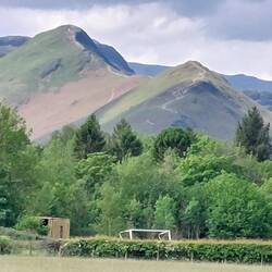 View of Catbells en route to Portinscale