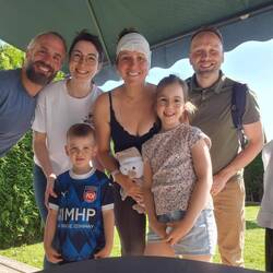 Besuch bei Andi, Thomas, Lina und Paul