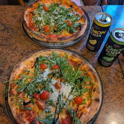Best pizza and drink ever
