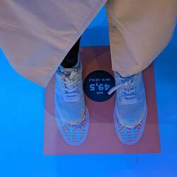 And suddenly my feet aren't as big anymore