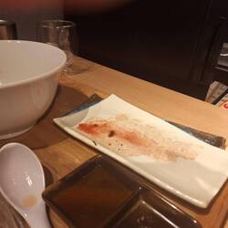 Trauriges Abbild der leckerem Ramen