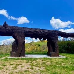 Our first view of the Beast of Gevauden