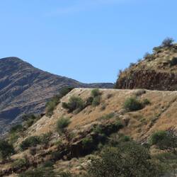 Die Passstraße windet sich über Kilometer den Berg herauf...