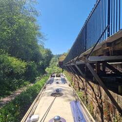Never have a canal and a railway run so close together. A tight squeeze!