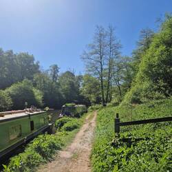 A young couple and their daughter lived on the neighbouring boat but avoided contact at all costs