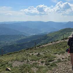 Fantastic views at the top of the highest mountain in the vosges (1424m)