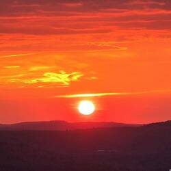 Lovely red sky at night.......