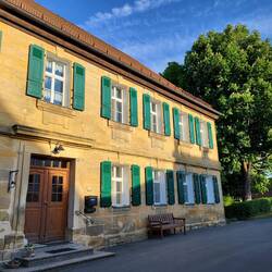 Meine Unterkunft in Truppach.