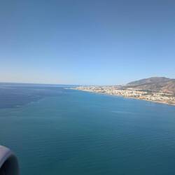 Der Anflug auf Malaga.