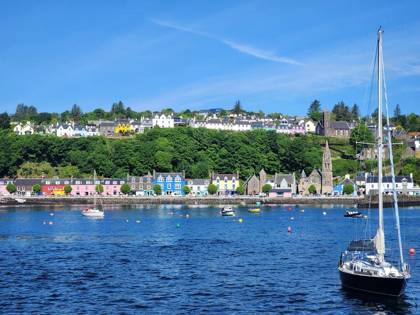 The lovely port village of Tobermory