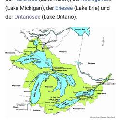 Der kleinste der See - Ontario Lake ist etwas größer als ganz Sachsen ☺️