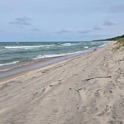 Lake Michigan, wie an der Ostsee - nur mit Süßwasser