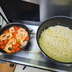 Es gibt Risotto