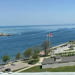 Grenze USA am St. Clair River