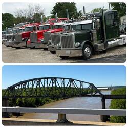 Viele Trucks und Brücken, die immer wieder toll aussehen