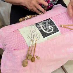 Watch the design grow as she works